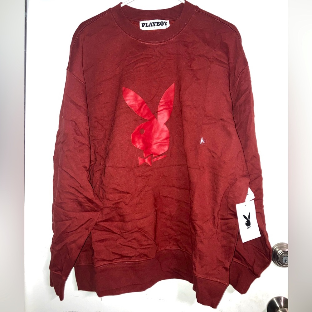 NWT Playboy Fleece Crewneck Sweater